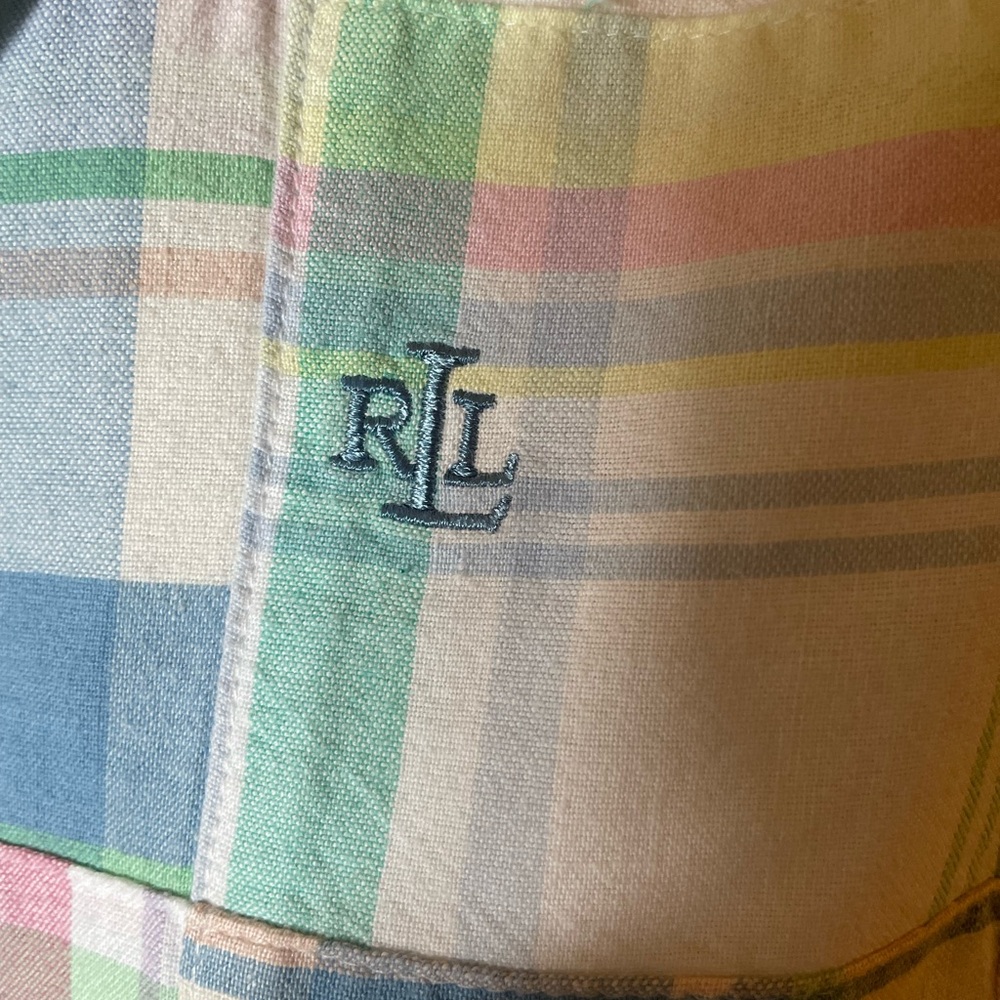 Ralph Lauren Multicolor Patchwork Plaid Sleeveles… - image 2